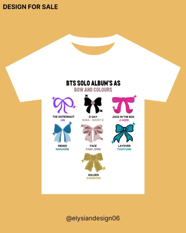 Bts Solo Album as Bow & Colours