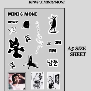 Rpwp X Mini Moni Sticker Sheet
