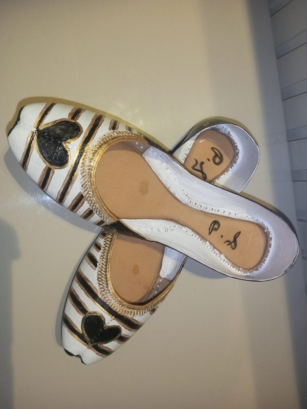 Stripe Heart Khussa - Image 3