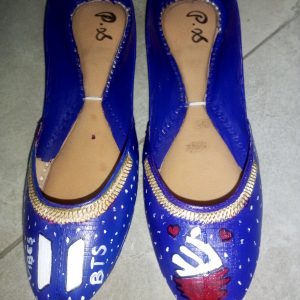 BTS Electric Blue Khussa