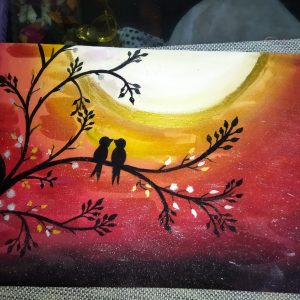 Chirping Birds Painting