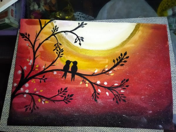 Chirping Birds Painting