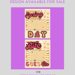 Spring day and Life goes on