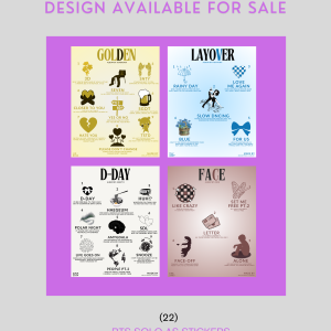 BTS Solo as Stickers