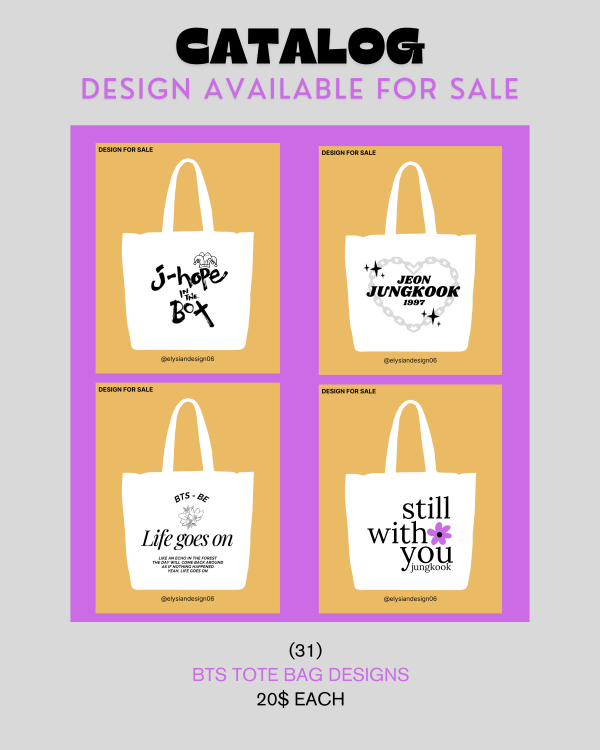 BTS Tote Bags