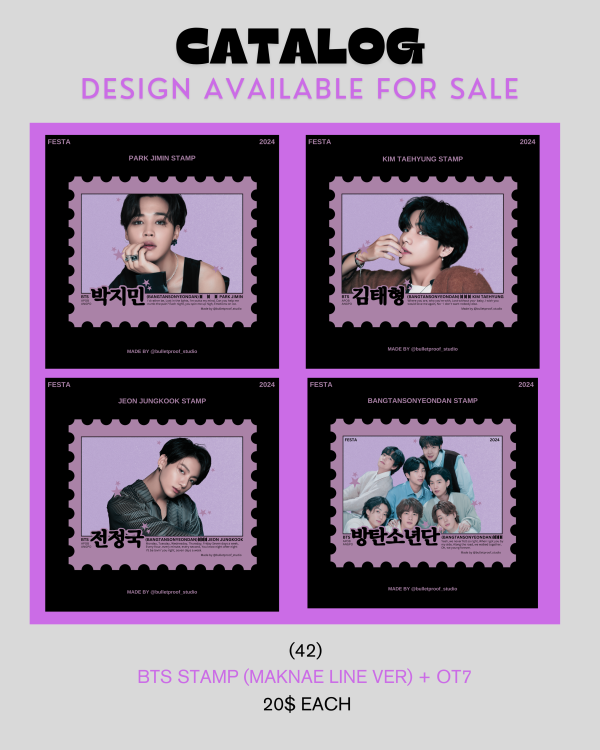 BTS Stamp (Maknae Ver)+ OT7