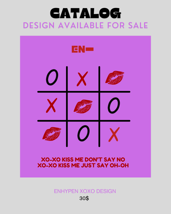 Enhypen XOXO Design