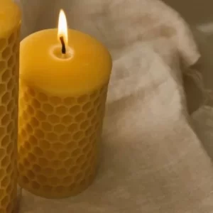 HONEYCOMB-PILLAR-CANDLE